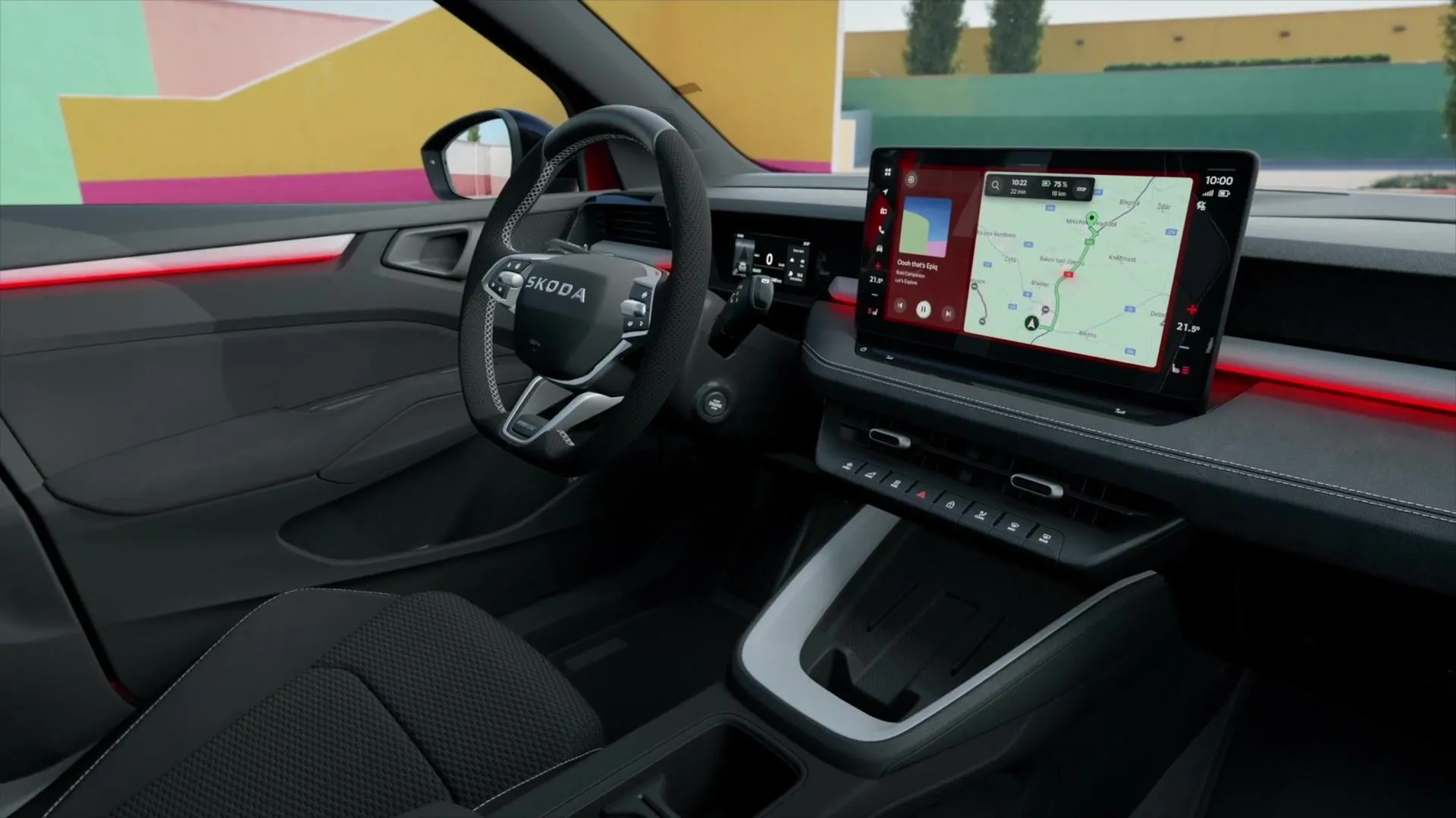 Der neue Skoda Epiq Sportline - Schwarzes Interieur für ein dynamischeres Fahrerlebnis